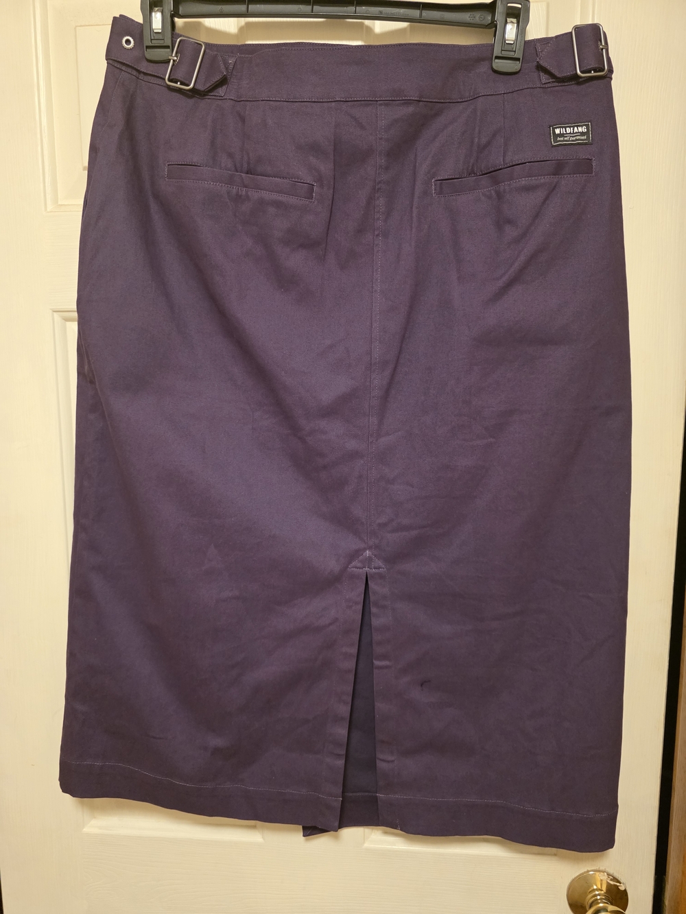 Wildfang The Essential Cotton Twill Utility Wrap Skirt - Picture 5 of 15